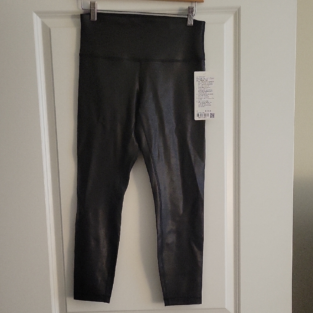 Wunder Train High-Rise Tight 25" Matte Foil Size 8